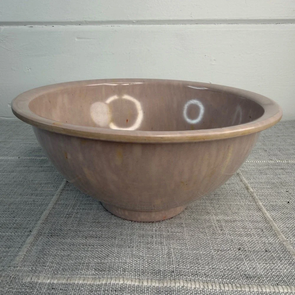 Texas Ware? Pink Confetti Melamine Bowl Mixing Bowl 8